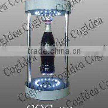 auto spinning and floating pop display