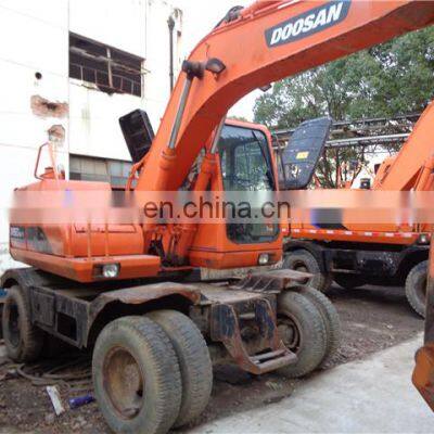 doosan nice condition dh150 wheel excavator dh210 dh150w-7 dh140 dh70