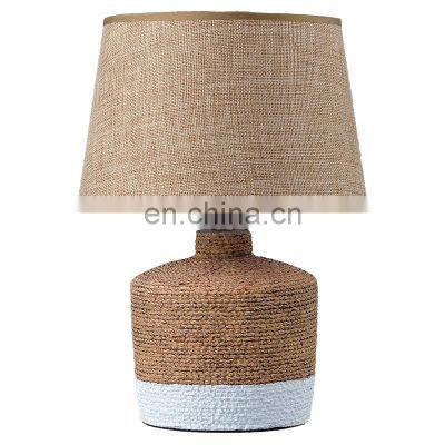 Gold Ceramics Hotel Suite Light E27 Hotel Home Desk Lighting Modern Simple Bedroom Bed Luxury Table Lamp