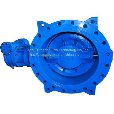 PN25 Sanitary Valves Water Butterfly Valve Actuated