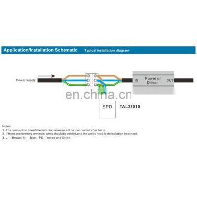 10kV Surge Protector LED Surge Arrester TAL22010 LED Power Supply Surge Protection Device for Air Conditioner Medical Equipment photo-4