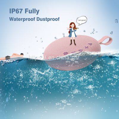 Bluetooth Speakers Waterproof IPX7 Floating Portable Wireless Small Shower Speaker, Punchy Bass Loud Sound Stereo Pairing 24H Playtime Bluetooth 5.0 Hands-Free Clear Call for Outdoor