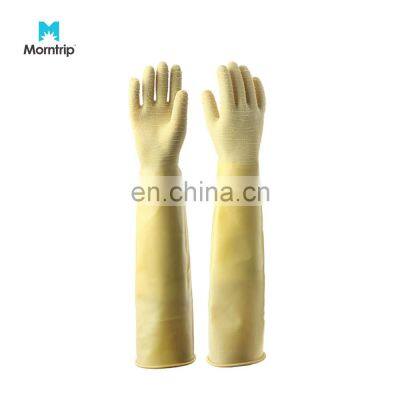 Cheap Price Anti Slip Industrial Seamless Mechanic Work Safety Labor Working Cut Resistant Protective Latex Rubber Hand Glove