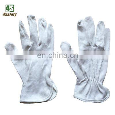 4SAFETY Thin White Inspection Disposable Cotton Gloves Low Price photo-3