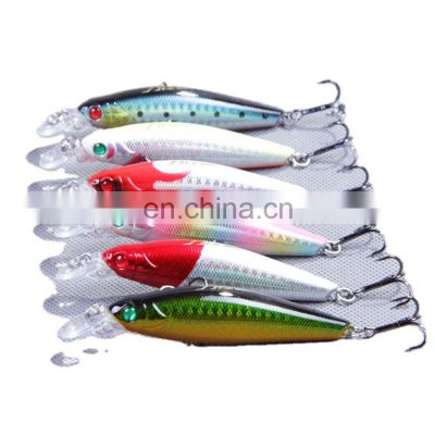 Fish Hunter DM4C minnow 75MM/9.7G/1M Fishing Bait Lure Hooks Artificial Hard Minnow Fishing Lures