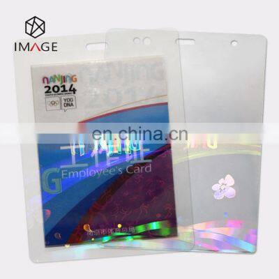 PET Material Hologram ID Card Heat Lamination Pouches for Large Events photo-4