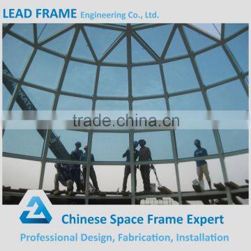 Large Span Steel Space Truss Space Frame DIN Glass Roof Dome photo-3