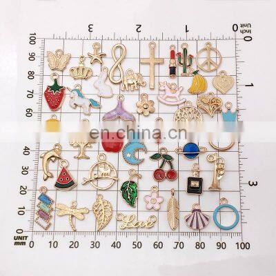 Vintage Mixed 50pcs Metal Charms Handmade DIY Bracelet Pendant Necklace Earrings Jewelry Making Jewelry Accessories photo-3