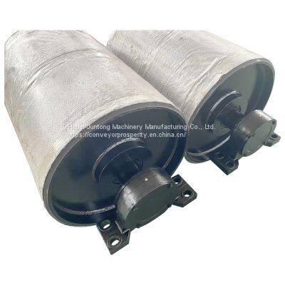 AFNOR Carbon Steel Belt Conveyor Snub Pulley for Quarry