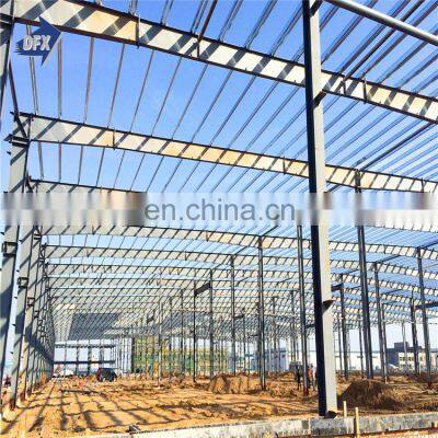 Large Span Warehouse Galvanized Steel Industrial Steel Structure Warehouse Steel Small Workshop photo-2
