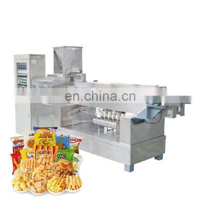 Small automatic Cereal Puffing Cereals Wheat Flakes Rice Cake Quinoa Food Corn Snacks Making Machine