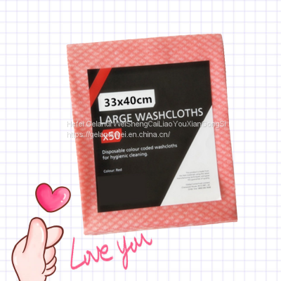 Grande 40*33CM Kitchen Cleaning Rag Couring Pad Disposable Dishwashing Cloth Thickened Non-woven Cleaning Cloth photo-2