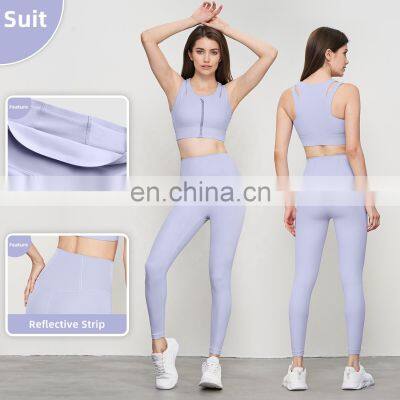 High Waist Yoga Quick Dry Leggings Push Up Wholesale 230g Sweat Wicking Gym Fitness Pants