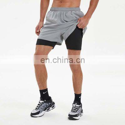 Wholesale Quick Dry Fitness Sports Training Running Shorts Drawstring Summer Beach Wear Men's Workout Athletic Exercise Clothes photo-3