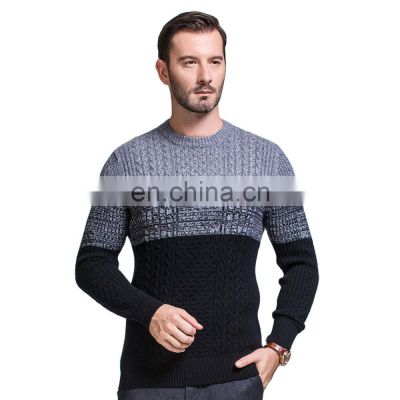 Erdos Custom Knitwear Manufacturer Winter Cable Knit Cashmere Sweater Solid Pattern Anti-Wrinkle Computer Knitted OEM Service