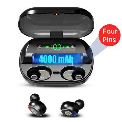 2022 Top Selling V11 Tws Headphone Touch Control Earbuds Waterproof Hifi Sound Quality Wireless Earphone With 4000Mah Power Bank