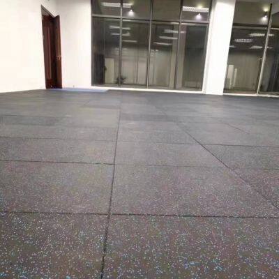 Rubber Flooring Interlocking 50*50/100*100cm Gym Flooring Mat for Sale photo-5