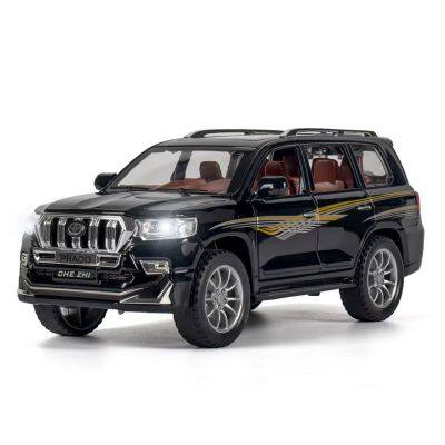 Hotsale Diecast 1:24 Scale Prado Pull Back Diecast Toy Vehicles With Music and Light photo-5