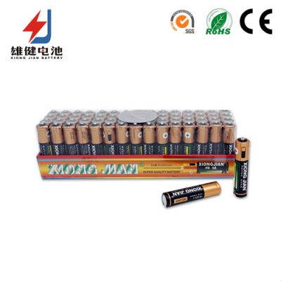 Xiongjian Zinc Carbon UM3 Dry Battery R6P aa 1.5v super heavy duty aa battery batteries for toys cameras