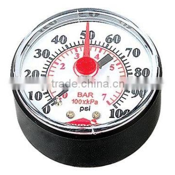 Standard pressure gauge with red mark pointer