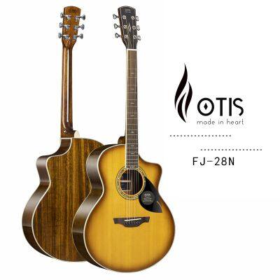 Otis 41inch Spruce Solid Top Guitar Wood Guitar Factory Cutaway Single Board Guitar Supplier FJ-28N New