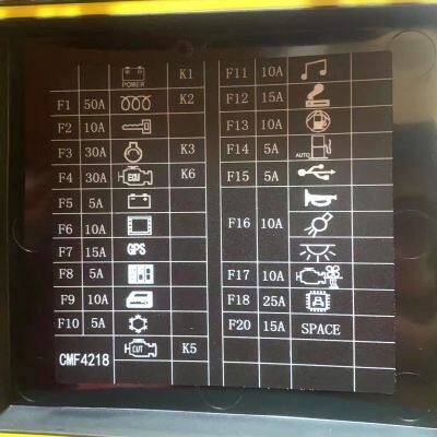 Original SANY Excavator Fuse Box 140107000011B EMinipower24V for SY135 SY200 SY235 | OEM Electrical Panel photo-6