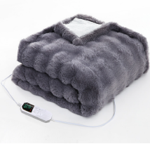 Doppelseitige Plüschdecke aus künstlichem Kaninchenfell, doppelseitig weiche und warme Decke für das Sofa, Elektroheizdecke (Wechat: 13510231336) photo-2