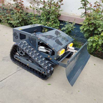 Gasoline/Electric Hybrid Cordless Remotely Controlled Lawn Cutting Machine 800mm Cutting Width 4Km/H Speed High Torque Engine photo-5