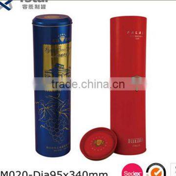 High quality wine tin box, wine metal packaging box, wine tin box