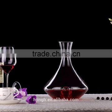 Elegant Mouth Blown Clear Glass Flask or Glass Vase/Glass Wine Decanter photo-3