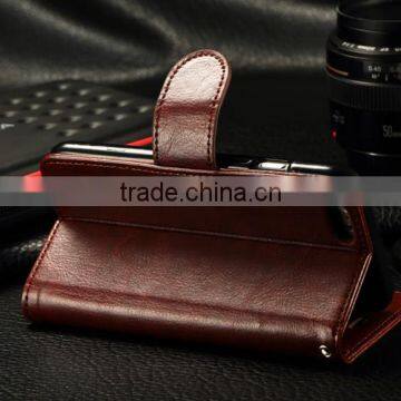 2016 Wholesale PU Leather Smart Phone Real Leather Phone Cover for Iphone 6 Wallet Case Quality Choice photo-5