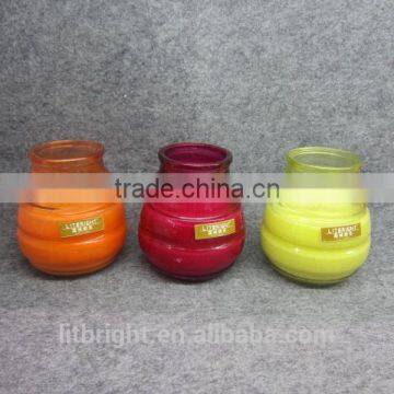 honey pot glass cup candles