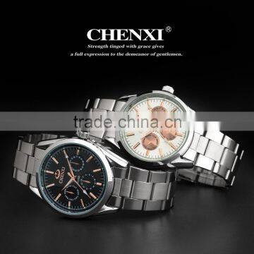China Export Japan Quartz Wrist Watch Men ROSE GOLD Dial Face Watch Head Gold Watch Stainless Steel Band 006BMR photo-3