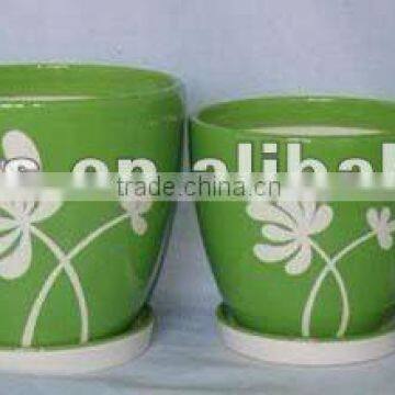 ceramic flower pot