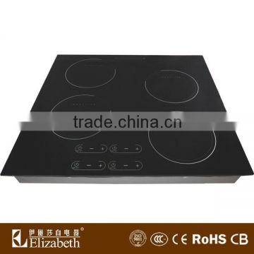 High quality cooktops 4 burner glass gas cooktop