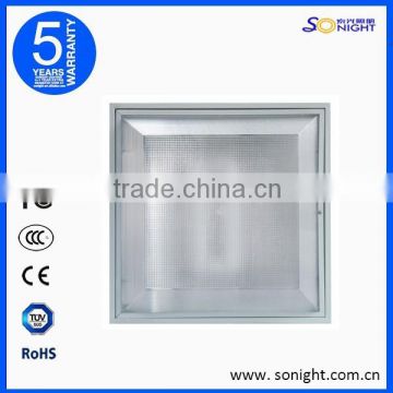 white color aluminum square ceiling induction lamps indoor lighting fixture