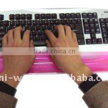 transparent Crystal gel wrist rest keyboard pad