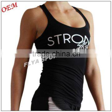 OEM high quality 100 cotton womens gym singlet wholesale china                        
                                                Quality Choice