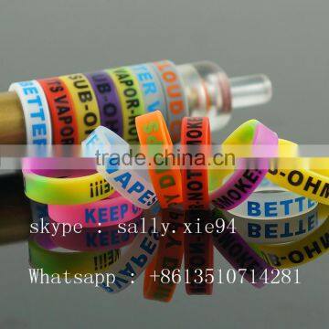 2015 Hot Selling Customized OEM Ecigarette Accessories Ecig Mods Silicon Vape Band photo-2