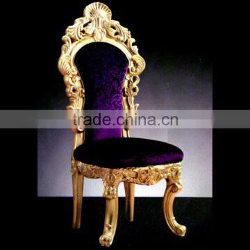 Top quality golden crown royal chair YJ-Q009