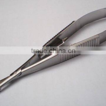 Castroviejo Needle Holder Scissors Combination with Lock Straight Ophthalmic eye instrument Best Quality