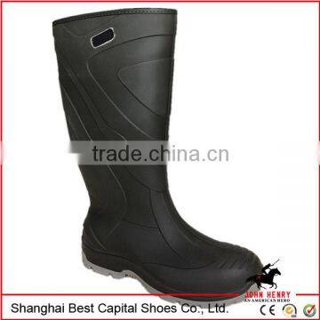 waterproof PVC RAIN SHOES/lace up waterproof toe safety boot