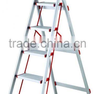 Folding steel attic ladder