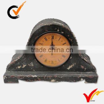 vintage wood clock for home decoration