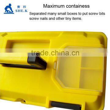14''/17''/19'' Super Strong Hardware Tools Plastic Tool Box photo-3