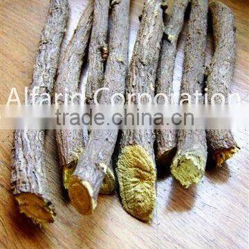 Dried Liquorice Licorice Roots Long Sticks (Mulethi) Afghan Origin Hand Selected Yellow Tip Premium Quality