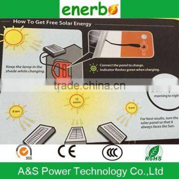 Energy Saving Lava Lamp Portable Solar Lamp Solar Powered Lamp and Charger
