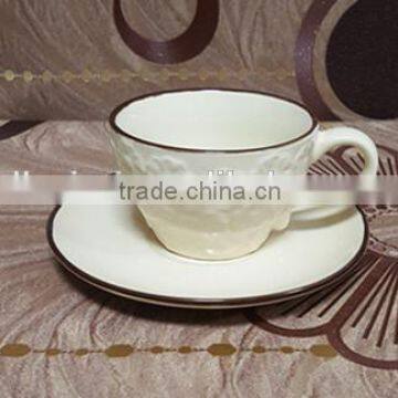 Exquisite Porcelain ceramic tea coffee cups&saucers drinkware