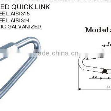 New Premium Cheap Price Pear Shaped Quick Link Steel Electric Galvanized OEM Service China Supplier Hardware photo-2