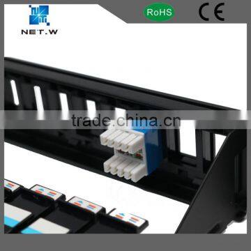 1U 24 Port Wall Rack Mount Cat6 Patch Panel photo-6